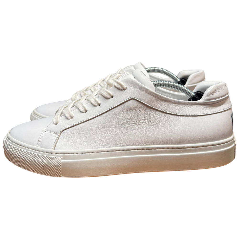M.GEMI The Palestra Altra Women 39.5/US 8.5 Leather Sneakers White F**k Cancer